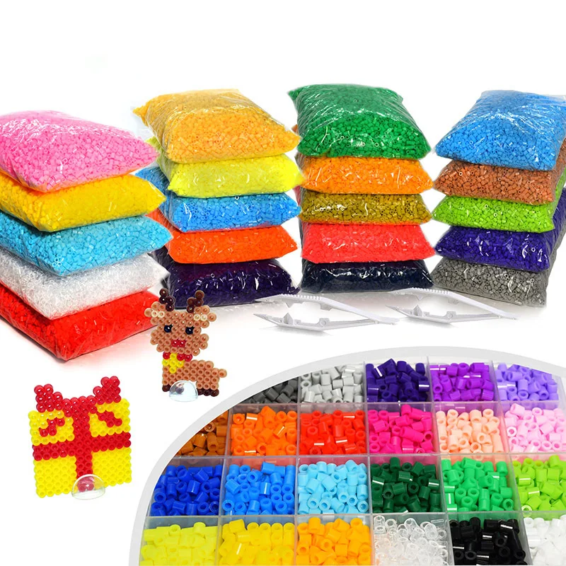 5mm Fuse Beads Animal Kid Toys Creative Packing Perler Hama Beads Pixel PuzzleDIY Kids Educational Iron Pegboard Mosaic Pattern