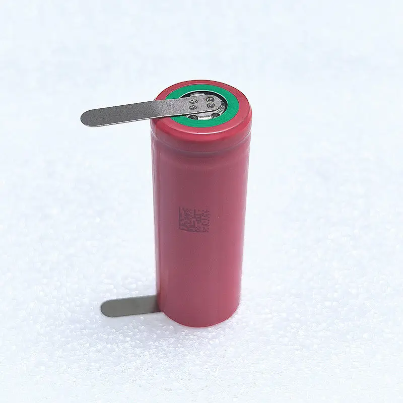 for Sanyo 18500 battery 3.7v 1700mah flat top rechargeable lithium battery with tabs