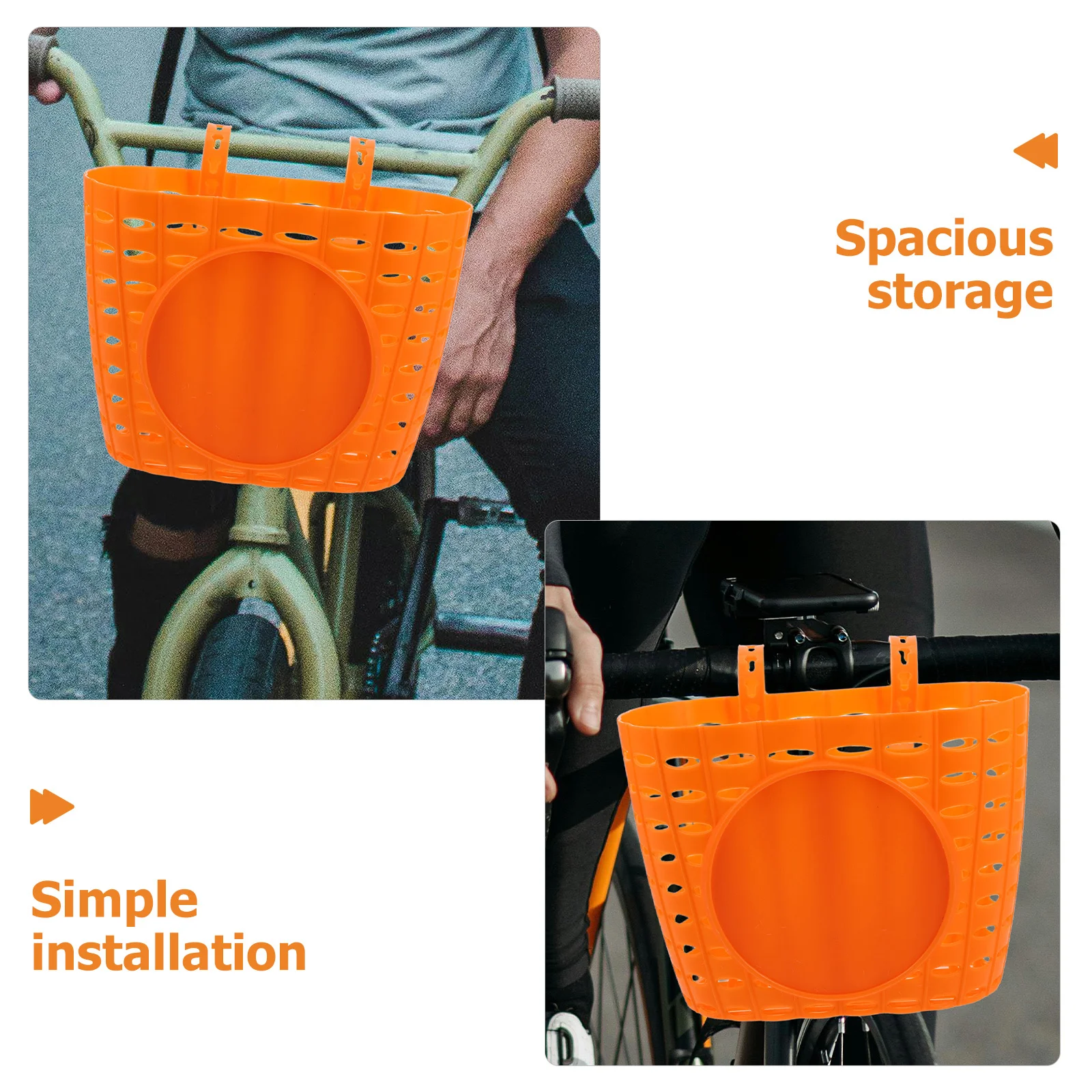 2 قطعة سلة دراجة أطفال قابلة للفصل حاوية المقود الأمامية للأطفال دراجة سكوتر ركوب تخزين المرح والاستكشاف #2