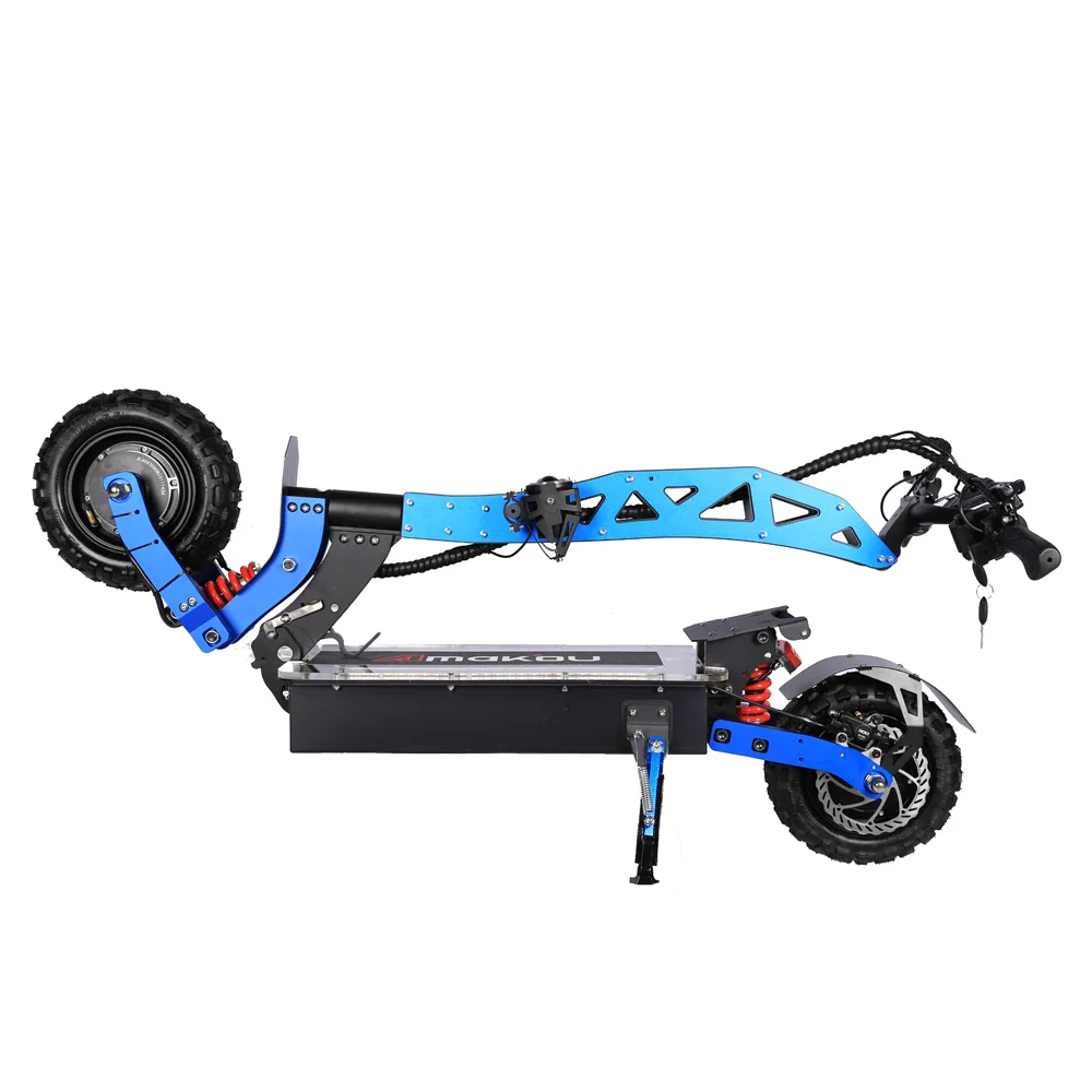 Free Shipping Scooter with 11 inch Off Road Tire Top Speed 85 km/h Dual Motor 60V 6000W Electric Scooter in US warehouse