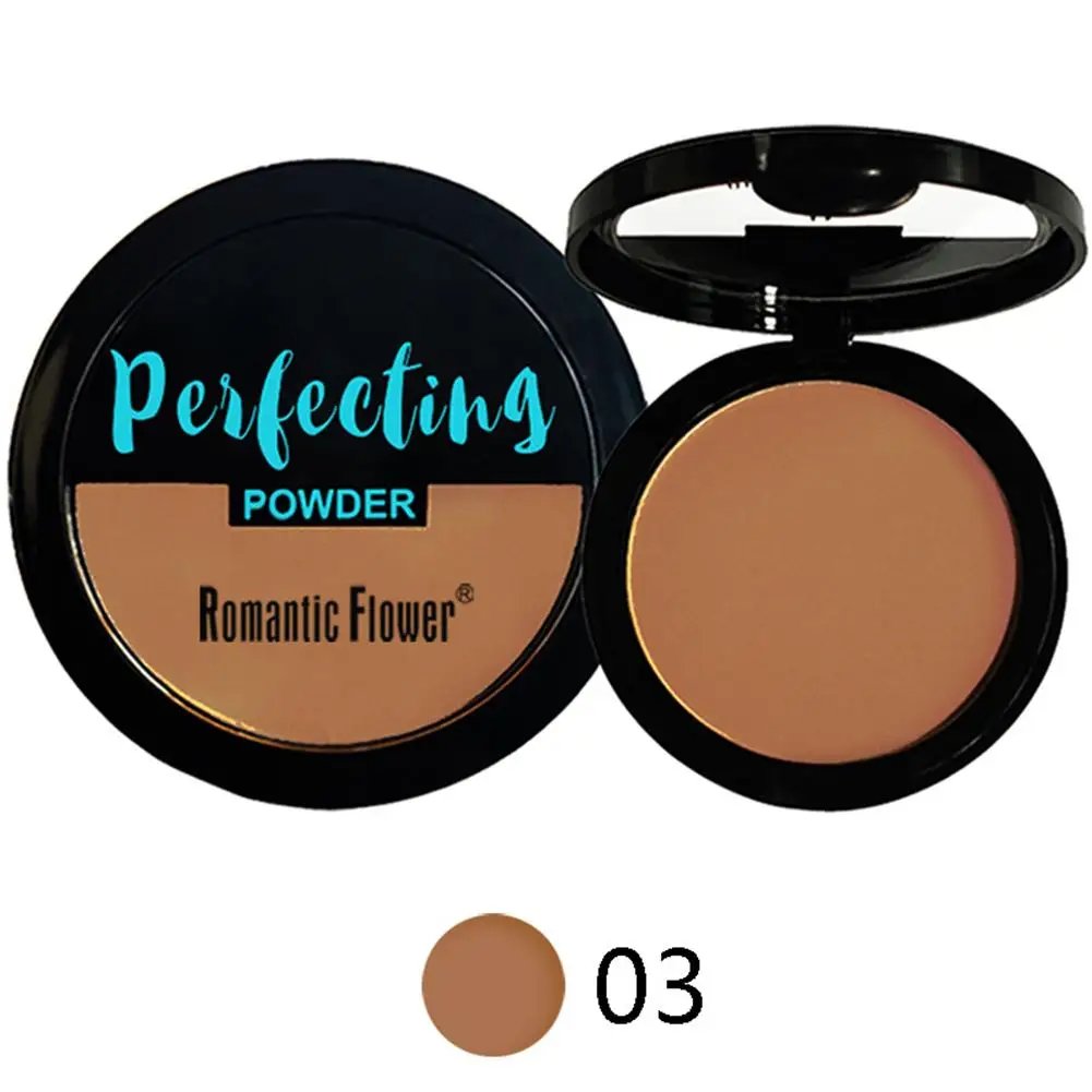 Polvere fissante opaca scura Polvere per trucco minerale pressata per fondotinta con copertura in polvere Finitura media completa X3W8