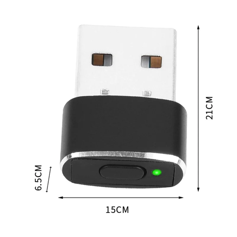 Mini USB Mouse Jiggler Undetectable Mouse Mover With Separate Mode And ON/OFF Buttons Supports Multi-track Simulate Mouse Move