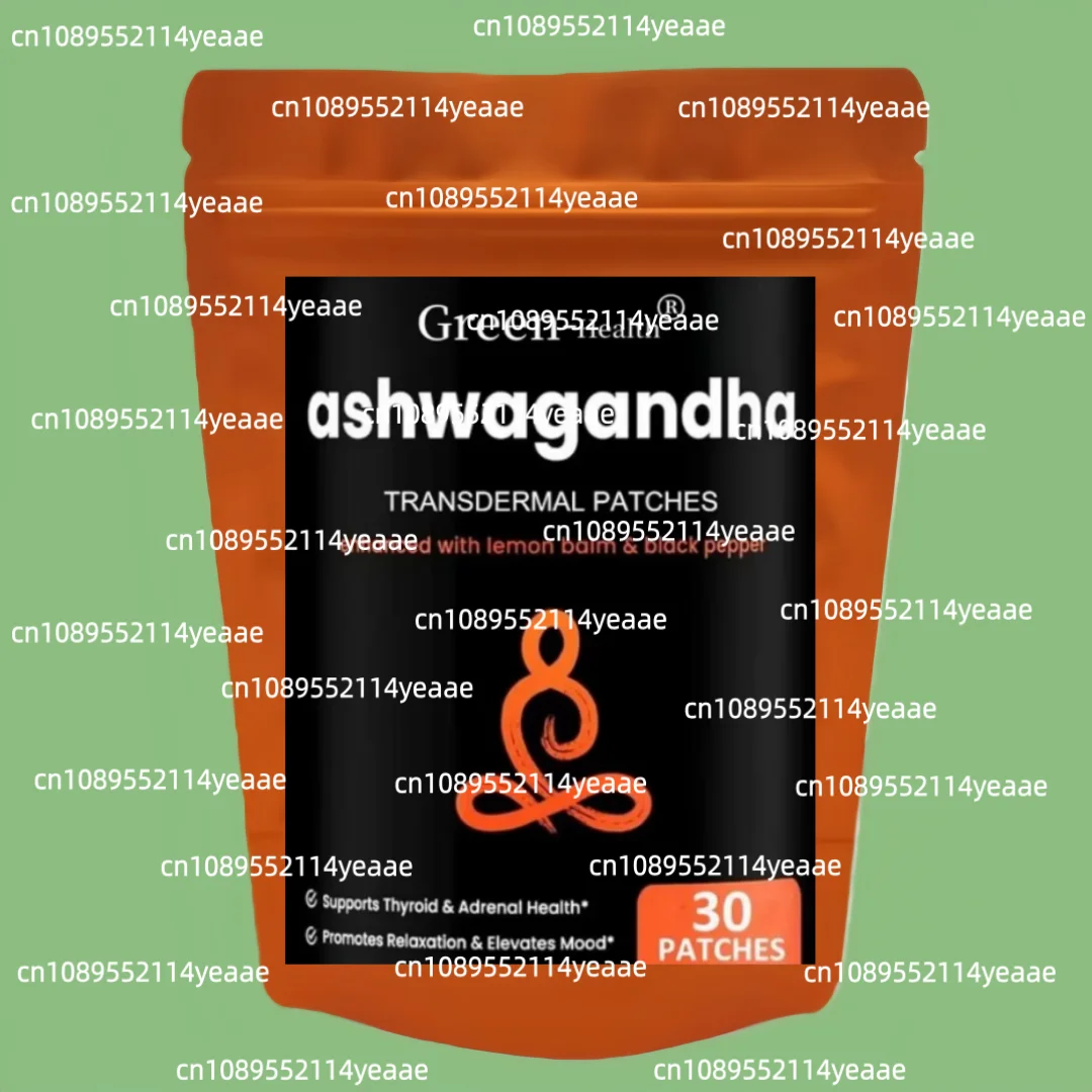 Ashwagandha Transdermal Patches Natural Energy, Performance & Mood Support 30 Patches