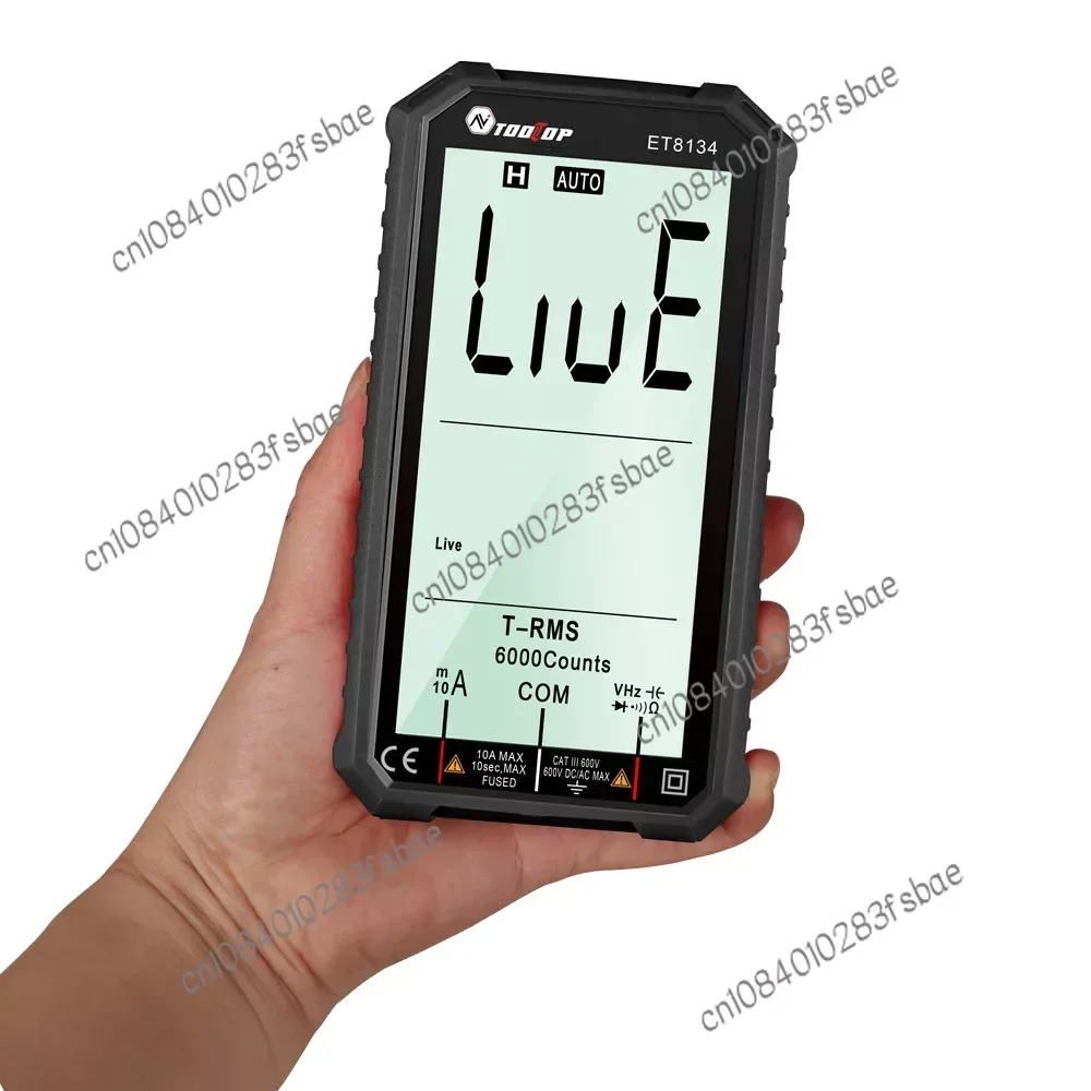 Et8134 Full Screen Multimeter Color Change Alarm Function Multifunctional Multimeter