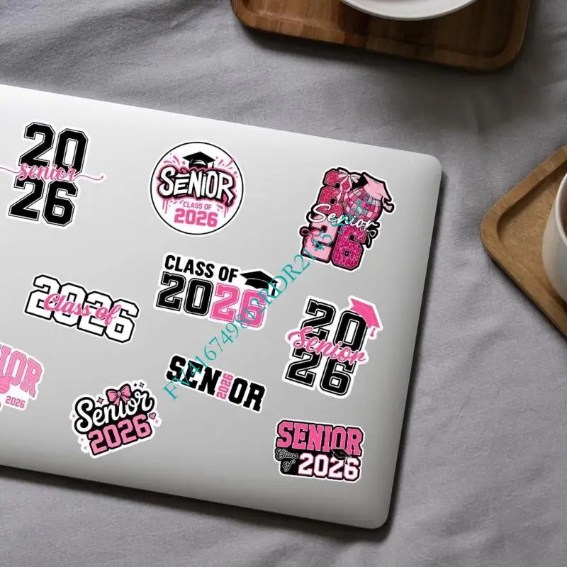 B2EF Senior 2026 Graduation Stickers Set Additional Adhesive Decals For DIY Projects Offerings