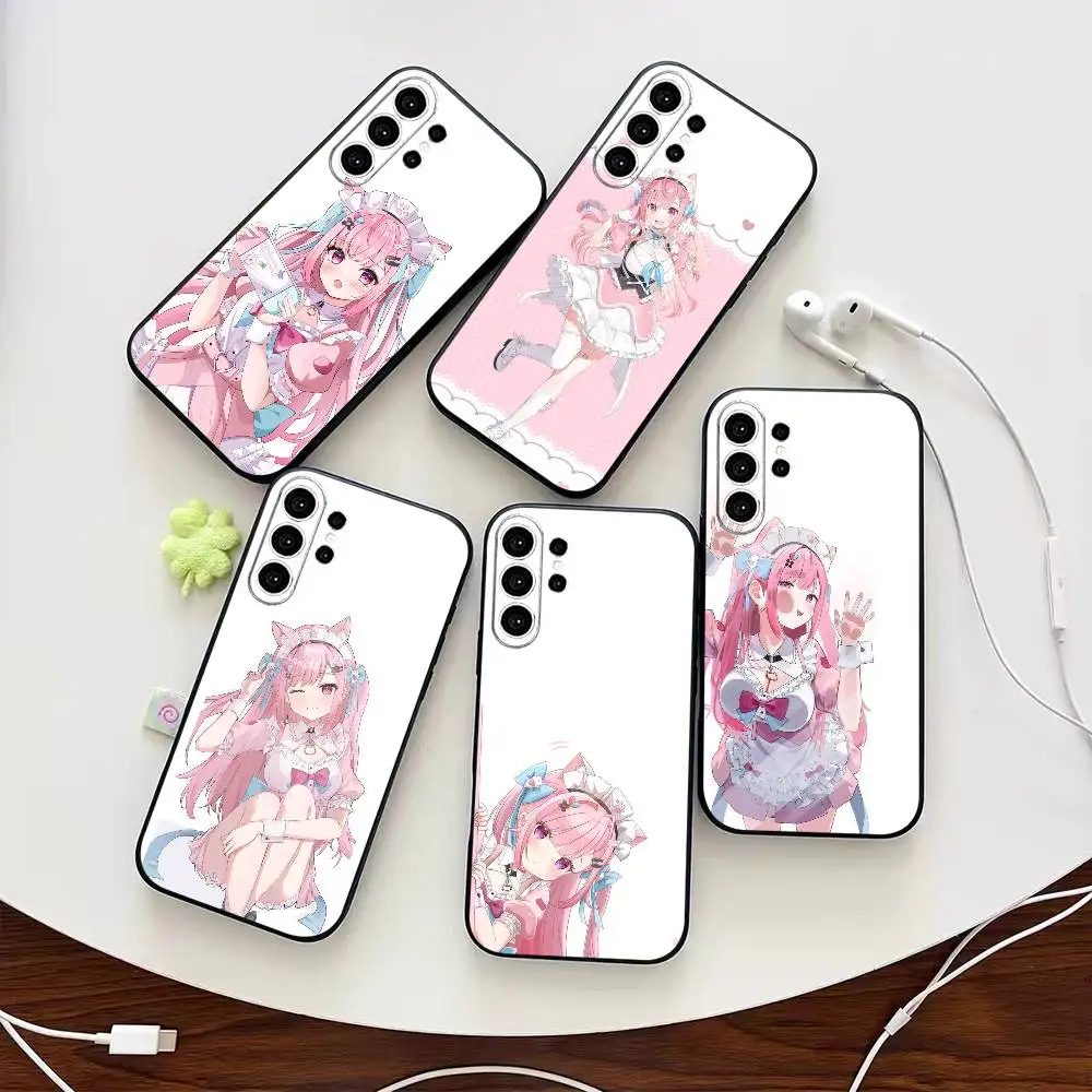 VTuber Yuki Sakuna  Phone Case For Samsung S25,S24,S21,S22,S23,S30,Ultra,S20,Plus,Fe,Note,10,9,5G Black Cover
