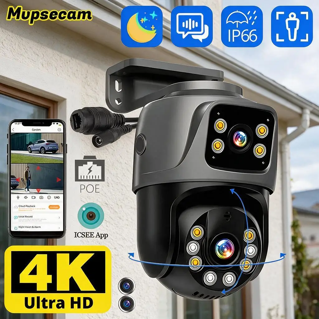 8mp-4k-dual-lens-poe-ip-camera-ptz-dual-screens-smart-home-360°-ptz-wired-video-surveillance-camera-motion-detection-cctv-icsee