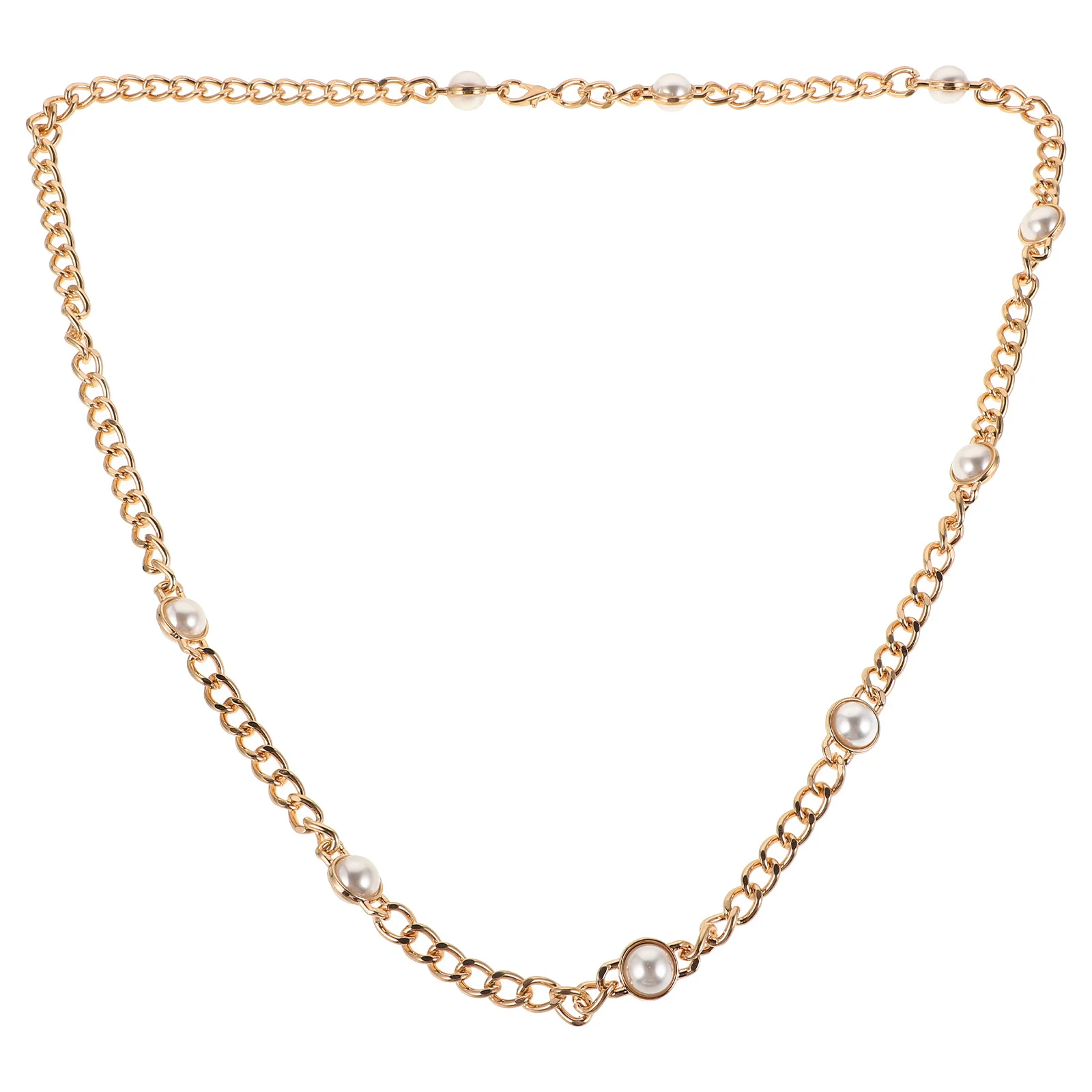 

Sleek Minimalist Pearl Waist Chain Adjustable Body Jewelry for Women Dresses Belts Accessories Bridal Wedding Decor