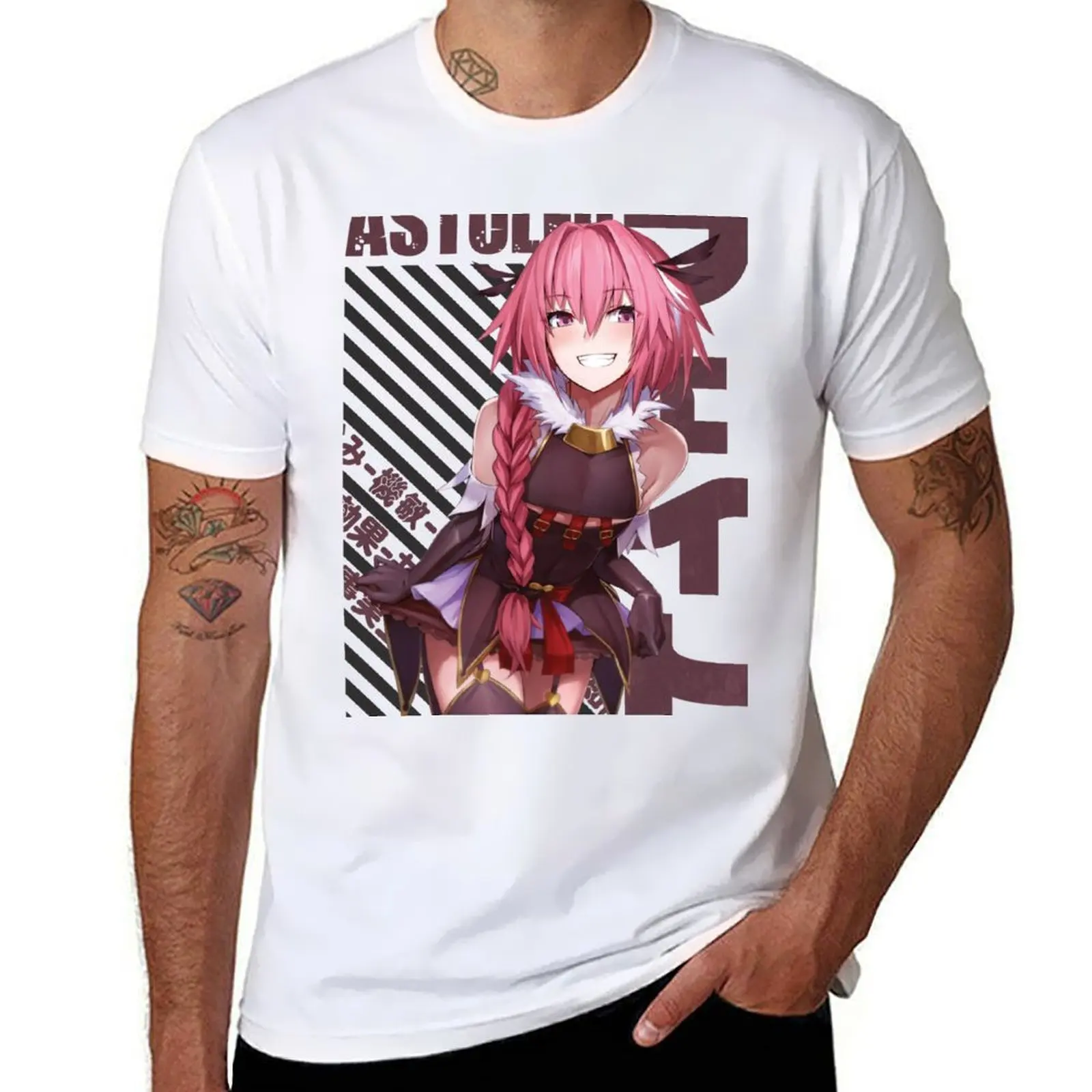 

Fate - Astolfo T-Shirt anime tshirt cotton t shirts high quality T-Shirt