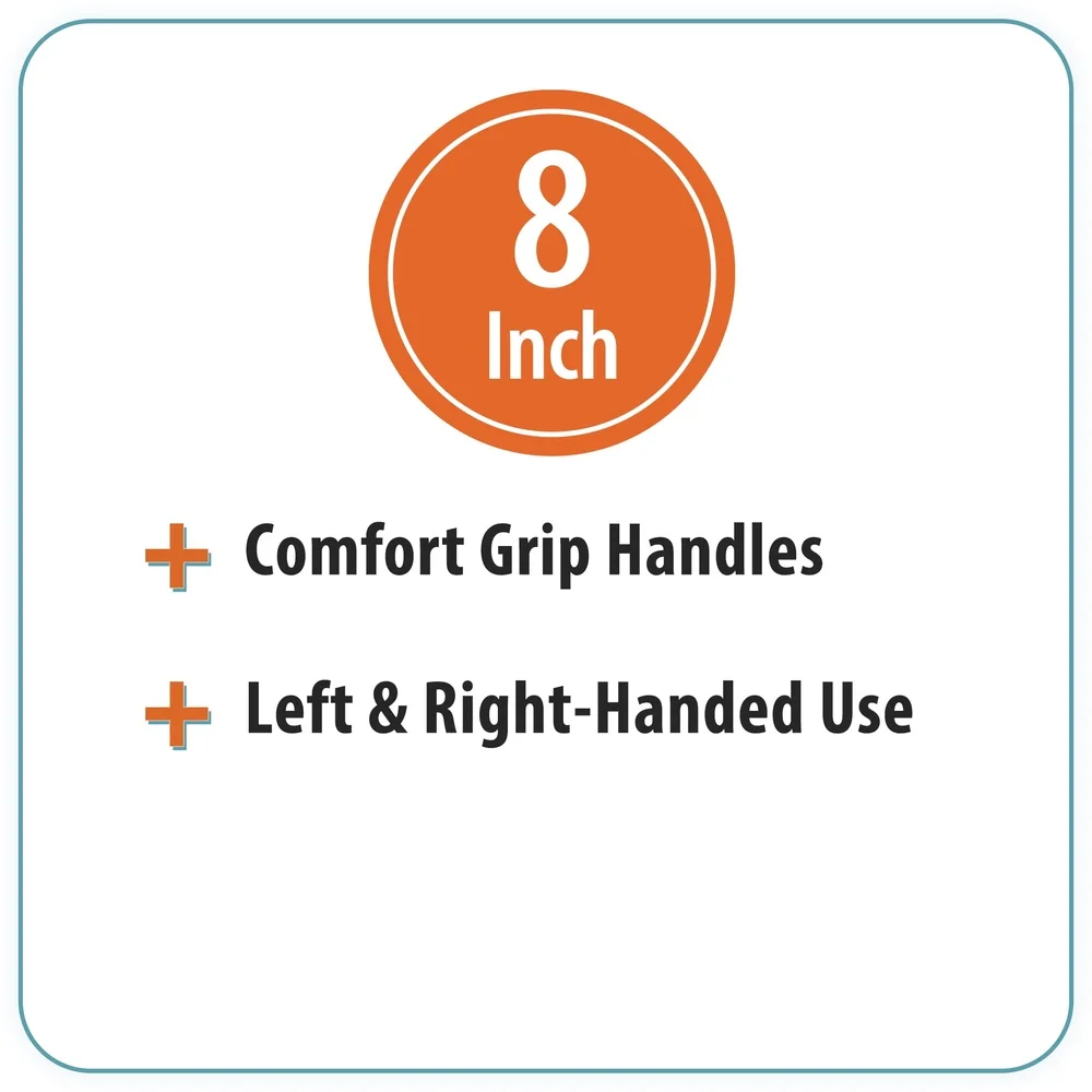 8-Inch All-Purpose Stainless Steel Scissors Home Office Crafting K-12 Classroom Durable Lightweight Kid Adult Friendly