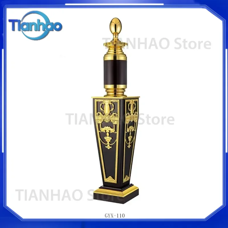 Roman Column Stair Handrail Start Large Column for Marble Aluminum Alloy Solid Wood Floor Type