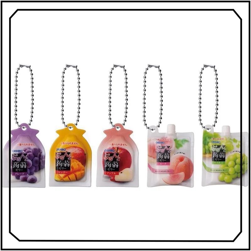 

BANDAI Gashapon Fruit in Bags Jelly Modeling Keychain Doll Pendant Collectible Toys Kids Gifts Action Figure Model Toys