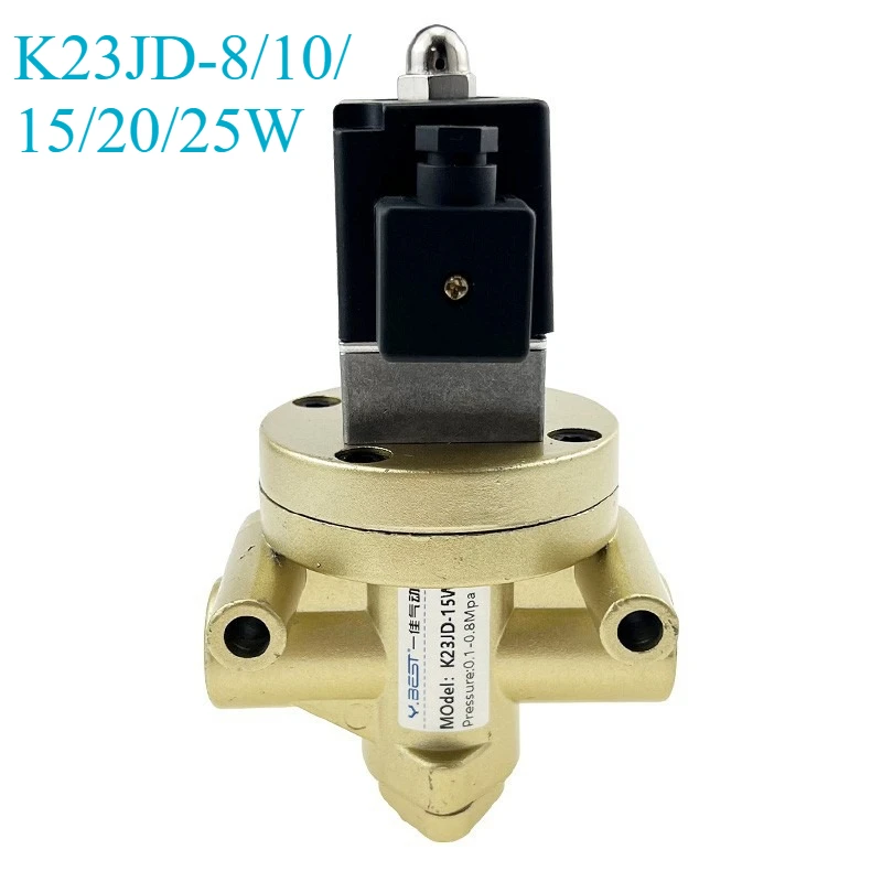

K23JD-15W 2/3 Way Solenoid Valve DC24V - Wuxi Type Pneumatic Cut-off Valve for Hydraulic Systems‌