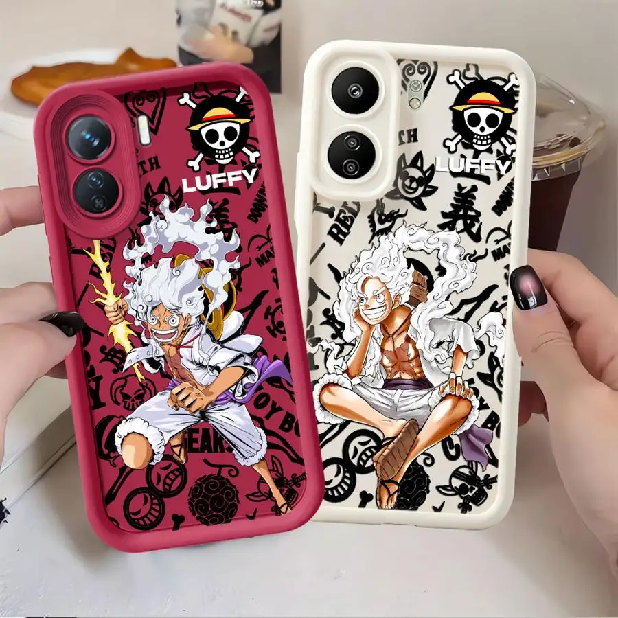 Coque de téléphone pour Xiaomi Redmi 12C 9A 10C A3 A5 9C A2 A1 Plus 10A 13C 14C 9T, One Pieces Anime
