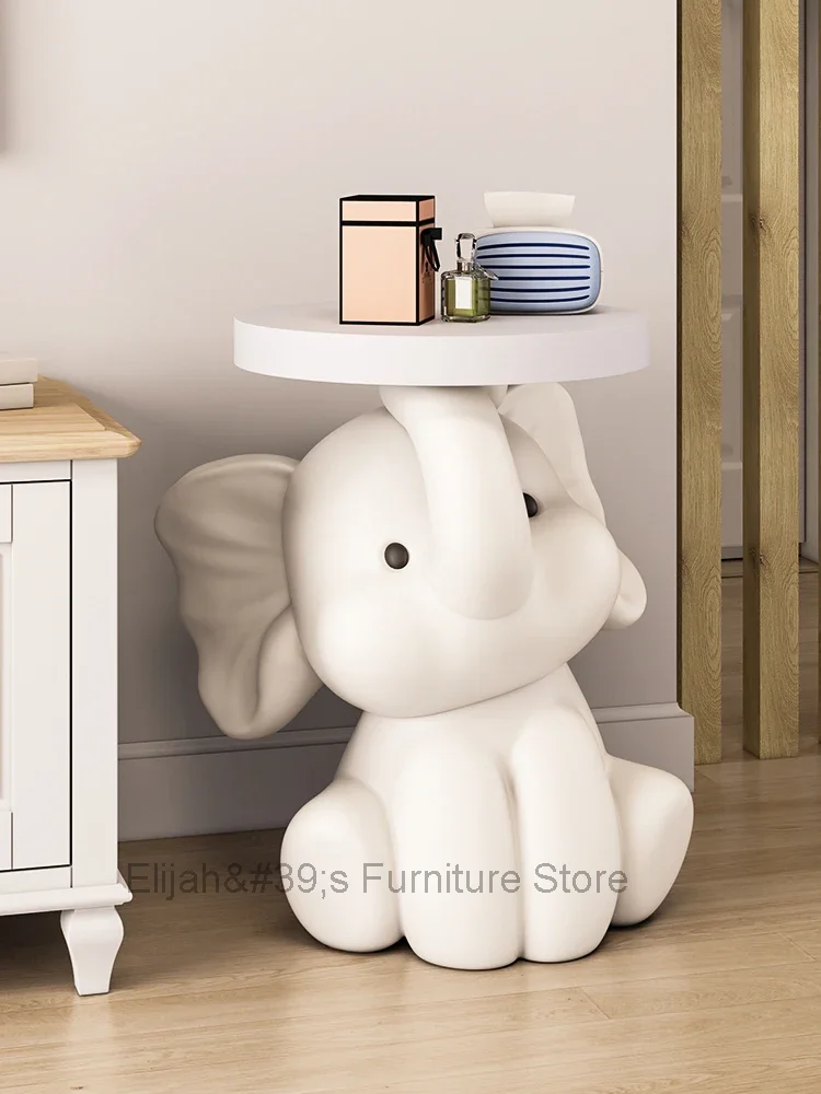 Floor Ornament Home Decor Elephant Coffee Table Housewarming Gift Sofa Corner Table Home Bluetooth Speaker Room Floor Decoration