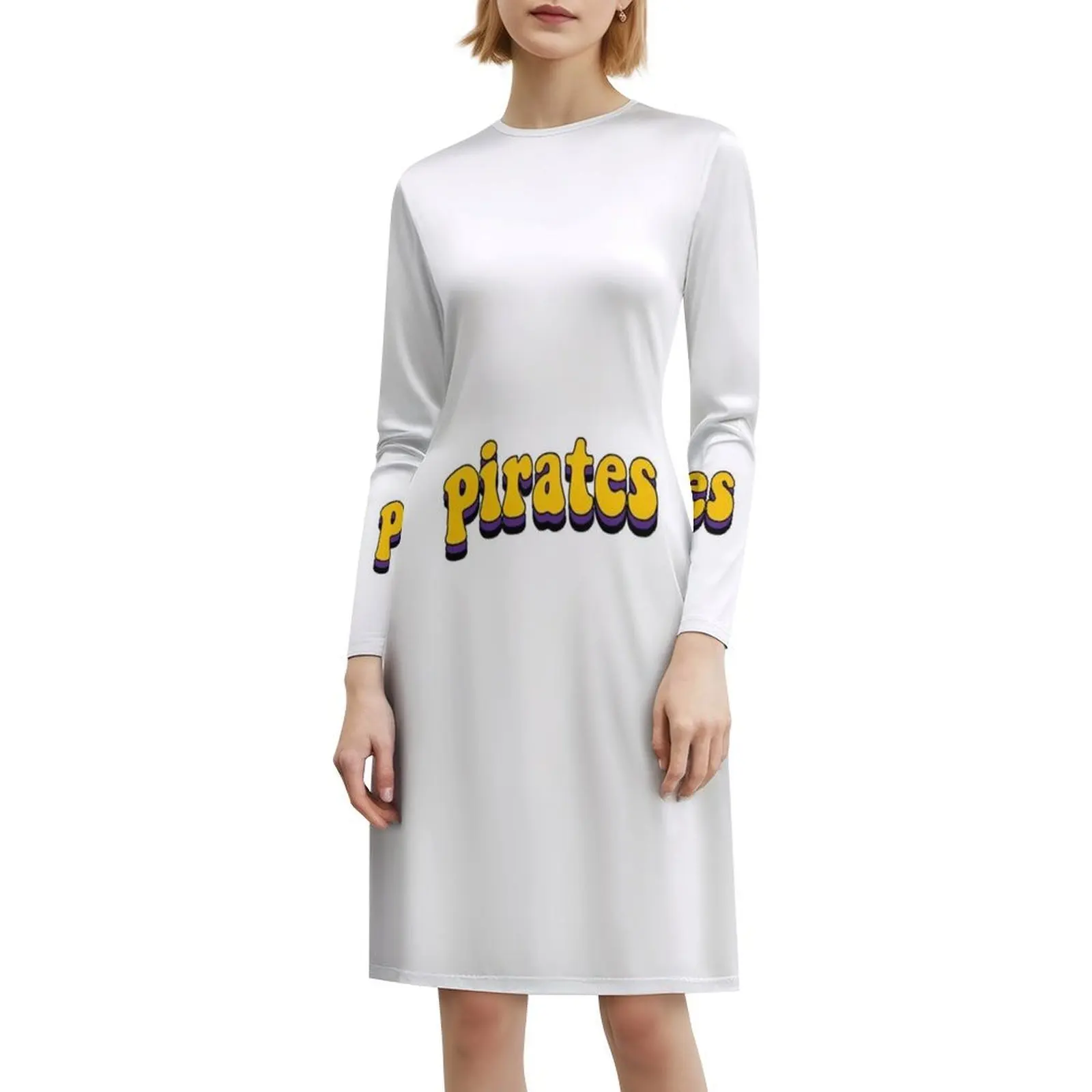 فستان كاجوال على الطراز الكوري لقراصنة Ecu غير تقليدي للنساء فساتين بسيطة يومية للمكتب للسيدات غير تقليدية عتيقة من Ecu East Carolina #6