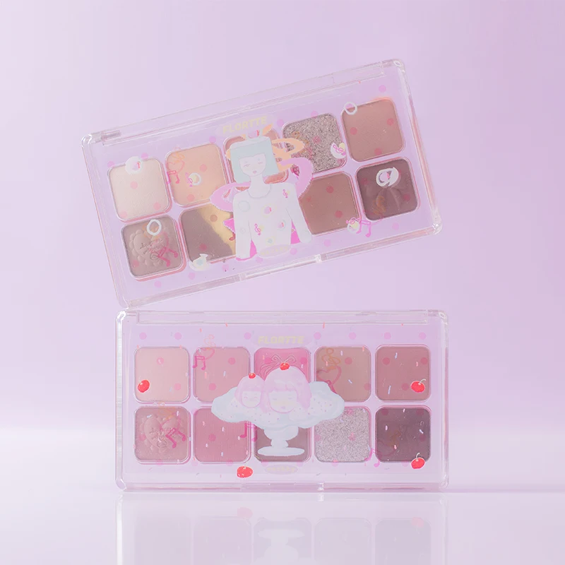 

FLORTTE Girls' Dormitory Series 10-Color Eyeshadow Palette, 7.5g