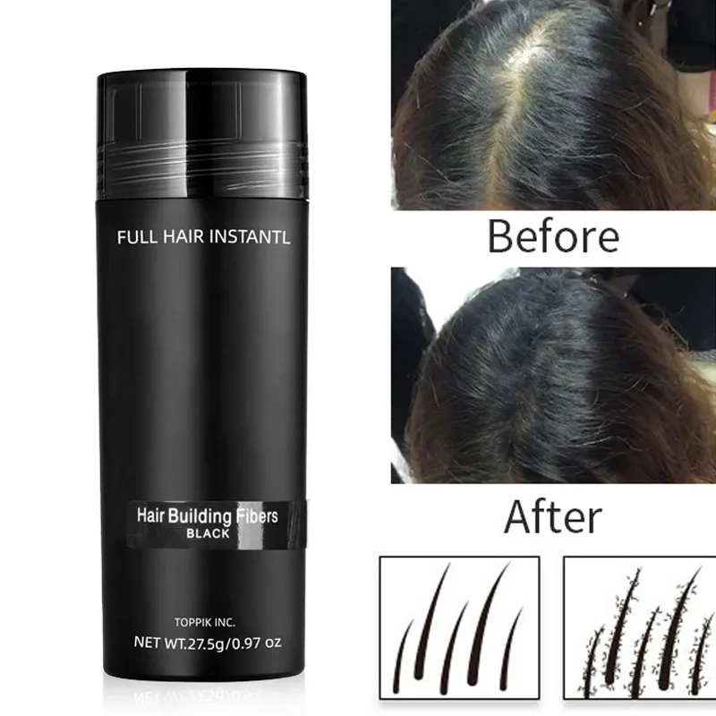 

27.5g Original Hair fibers Keratin Thickening Spray Hair Growth Powder Wig Regrowth Hairs Building Fibers Loss Product Health