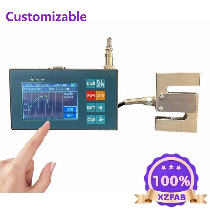 Factory Direct 2026 High-precision external digital push-pull force meter, multi-functional tensile pressure calibrator