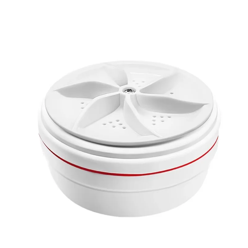 Household 2kg Small Portable Washing Machine Mini Shoe Washer Ultrasonic Turbo Rotating Convenient Cleaning Usb Cable Charging