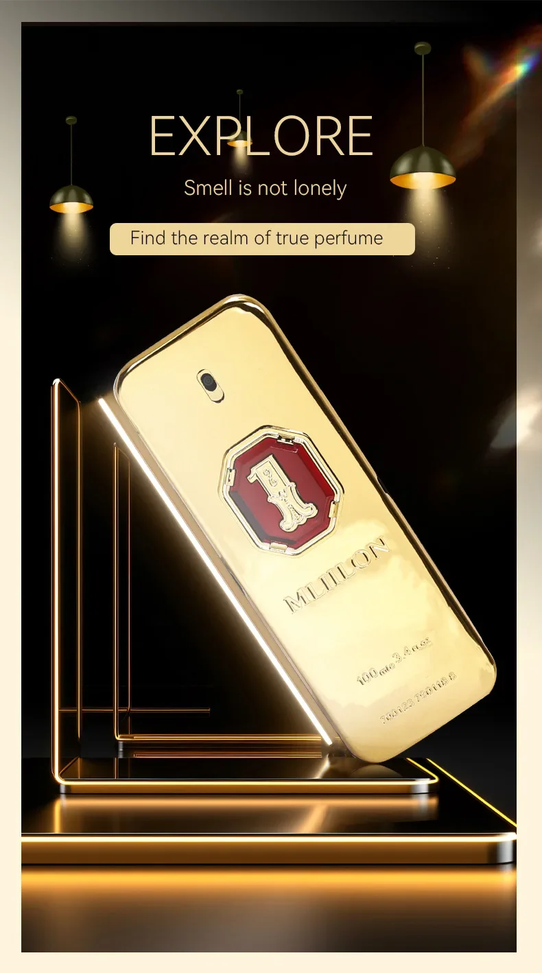 

100ml Bric Charm Perfume Brand Men's Pheromone Date Eau De Toilette Spray Million Gentleman Vitality Confidence Cologne Perfume