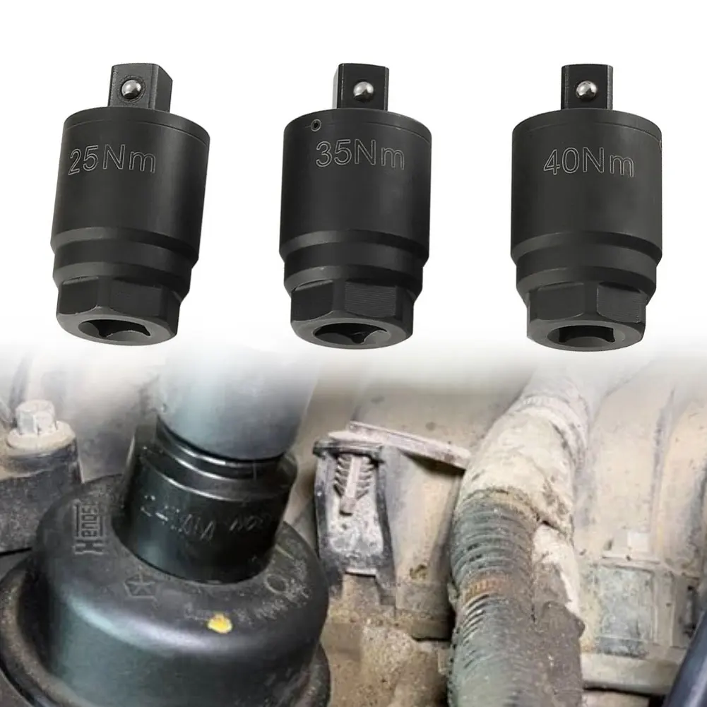 

Air Wrench Joints Ratchet Drive Adapter Torque Adapter Converts Any 3/8" Drive Ratchet Or Breaker Bar Into 25 35 Or 40 ﻿