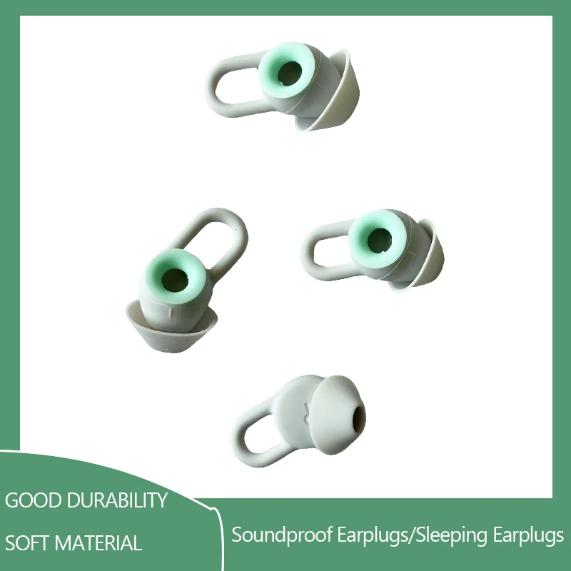 Sleep earplugs made of professional noise resistant silicone protective material are softcomfortableand have strong sound insula