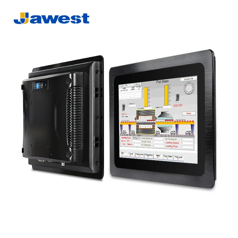 

Jawest 15.6 inch Embedded Capacitive Touch screen Monitor Industrial Grade LCD Monitor with RJ45/DVI/VGA