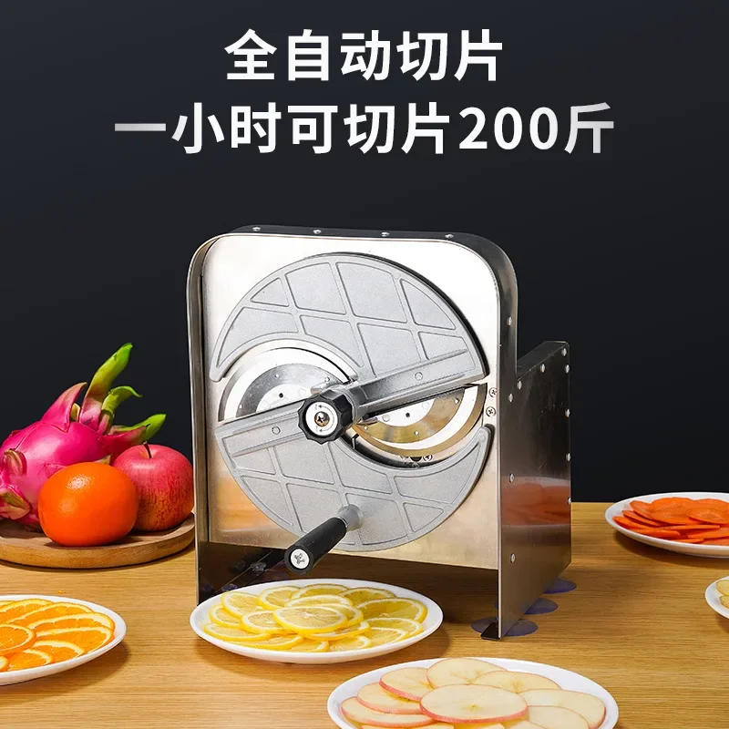 New Arrival Multifunctional Vegetable Fruit Slicer Commercial Manual Lemon Slicer For Milk Tea Shop Home Potato Radish Lotus Roo