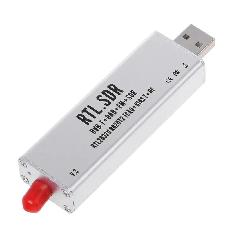 0.1Mhz-1.7Ghz Rtl-Sdr V3 Rtl2832U 1Ppm Tcxo Hf Biast Sma Software Radio definita