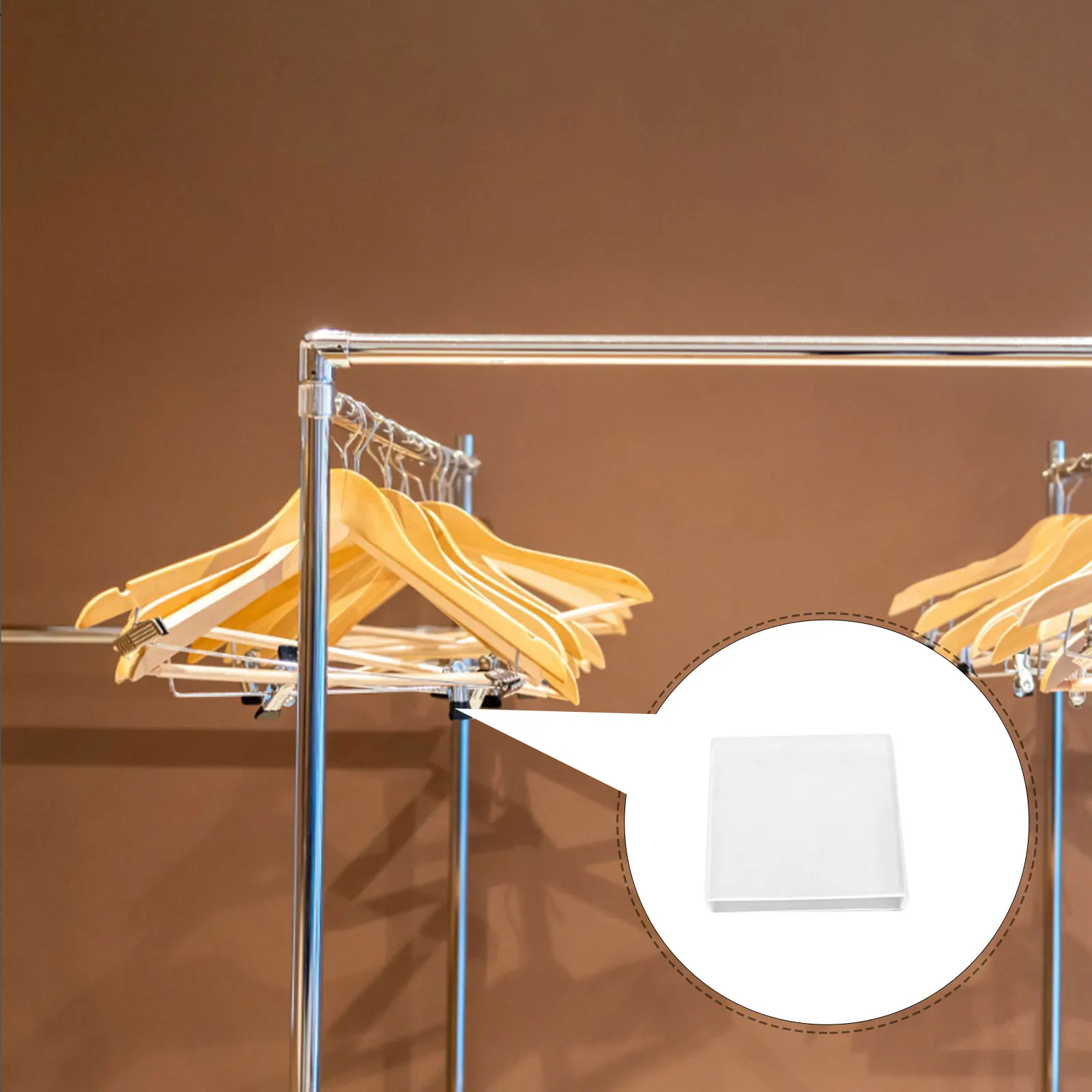 

50pcs Anti-slip Hanger Grips for Wood Transparent Silicone Protective Covers Clothes Rack Pads Non-slip Pants Grips