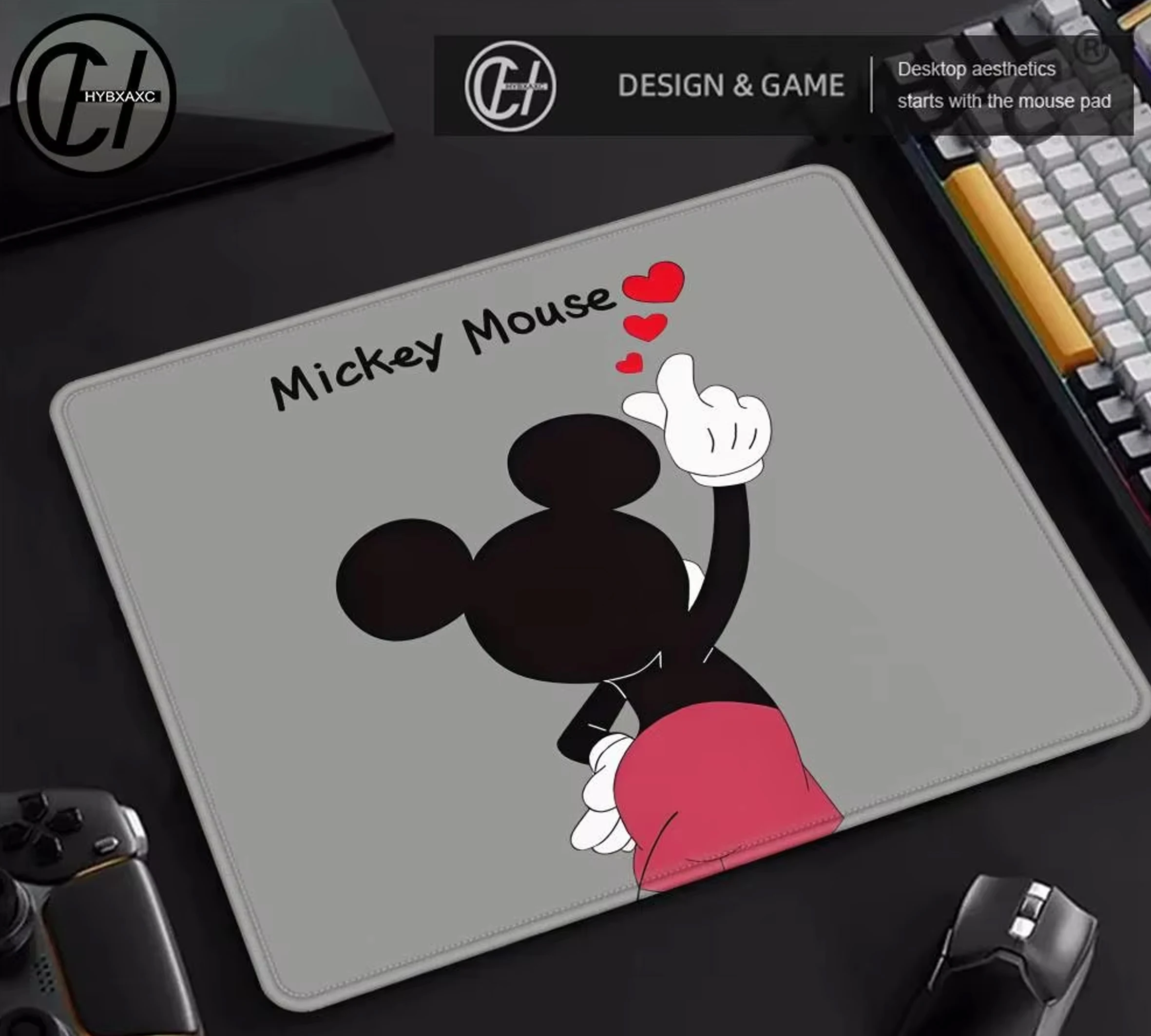 Disney mickey minnie mouse Small Pc Gamer Complete Pad Gaming Accessories Anime Mouse Pad Mousepad Keyboard For Compass Desk Mat