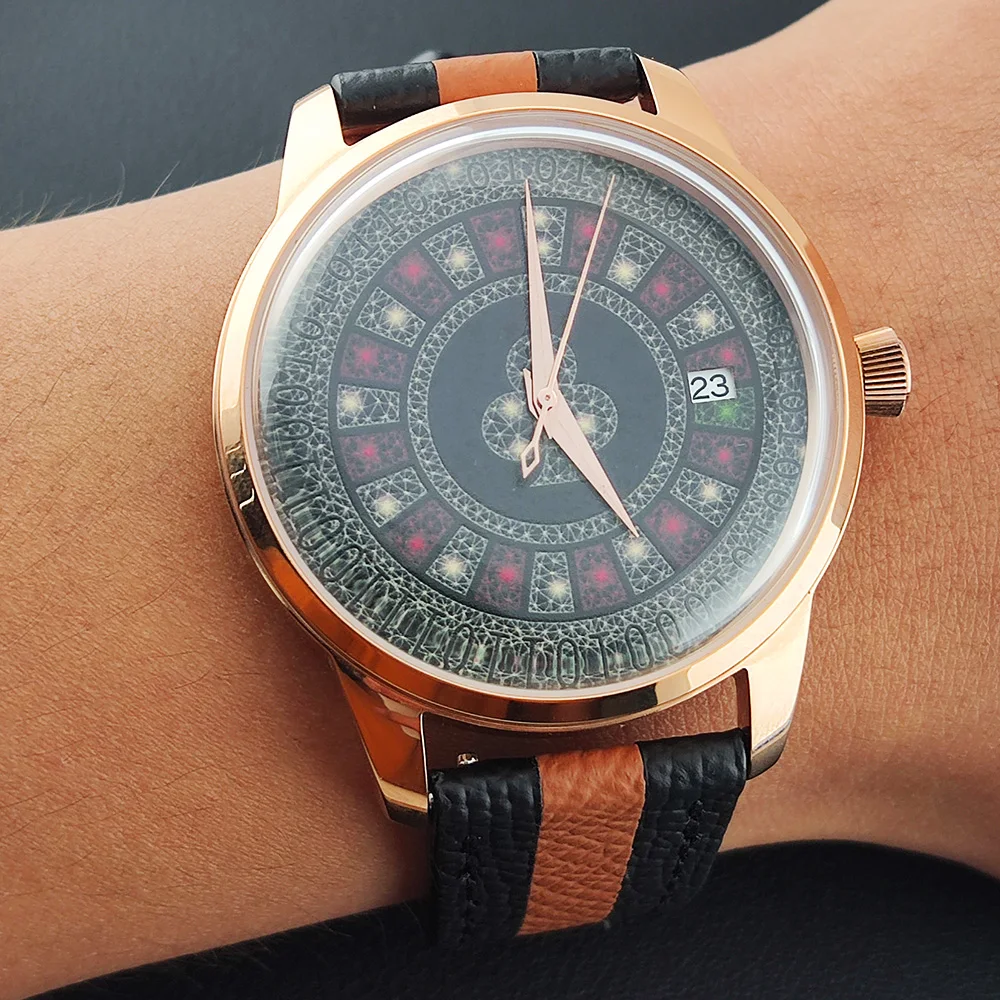man watch NH35 Betting Market Mens Mechanical Watches Sapphire Glass Watch Men Luxury Wheel Turning Watches Waterproof 100 m