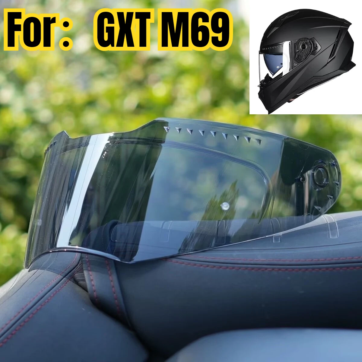 GXT M69 Helmet Original Lens Motorcycle Helmet Visor for GXT M69 Windshield Replacement Accessories