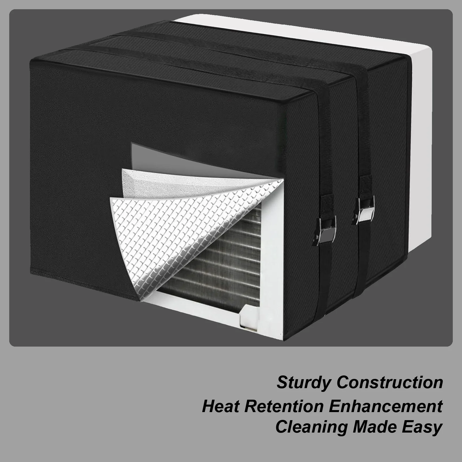 

Крышка оконного кондиционера, утолщенная водонепроницаемая крышка оконного блока переменного тока для патио, экстерьера квартиры, двора, дома на открытом воздухе