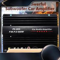PA-60A 600W 12V Power Amplifier Board For Home Car Audio Amplifier S Powerful Bass Subwoofers Amp For Mono Car Modi