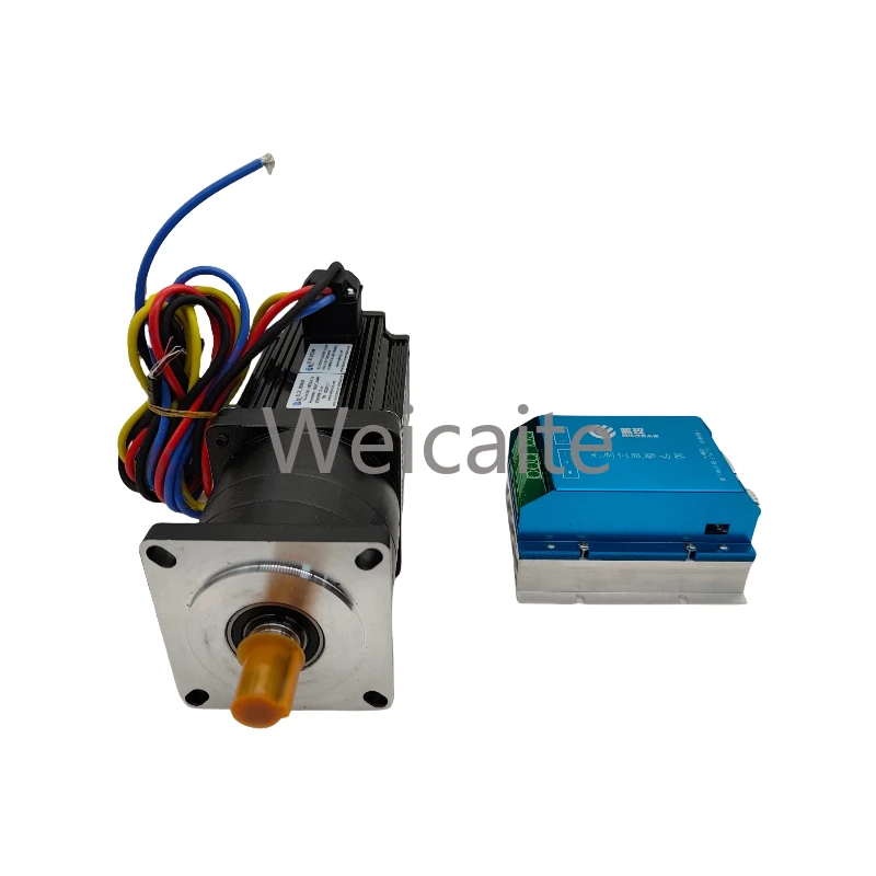 

High Torque 48V 1000W Brushless DC Servo Motor with Planetary Gearbox 1:3, Speed 500 Rpm and Servo Drive