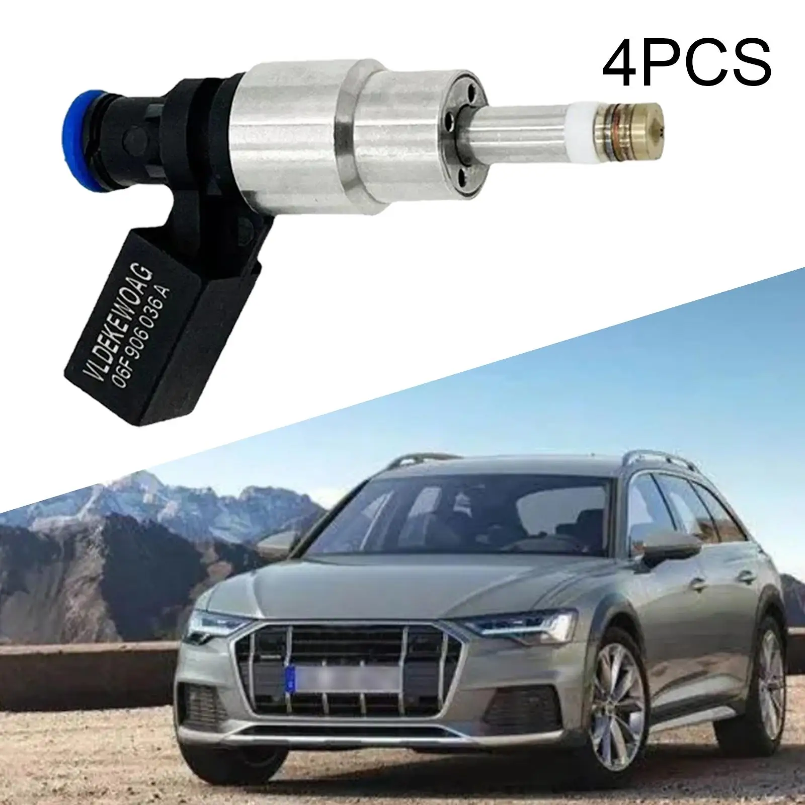 

4Pcs Fuel Injectors 06F906036A Lightweight Professional Sturdy Accessory Easily Install Replace Parts Spare Parts 0261500020