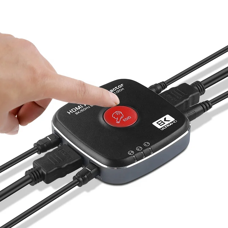 

Xput 4K 120Hz 8K 60Hz HDMI 2.1 Audio Extractor HDMI to HDMI 7.1 Toslink Audio Extractor 7.1/5.1/2ch Converter Adapter