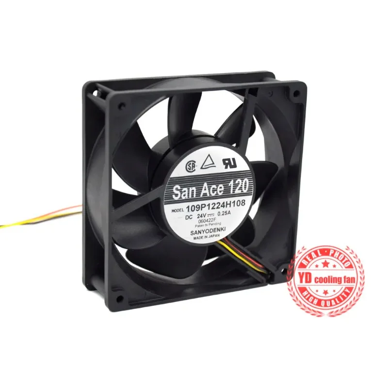 JFG For   SANYO DC SAN ACE 109P1224H108  12CM 24V 0.25A 12038 cooling fan