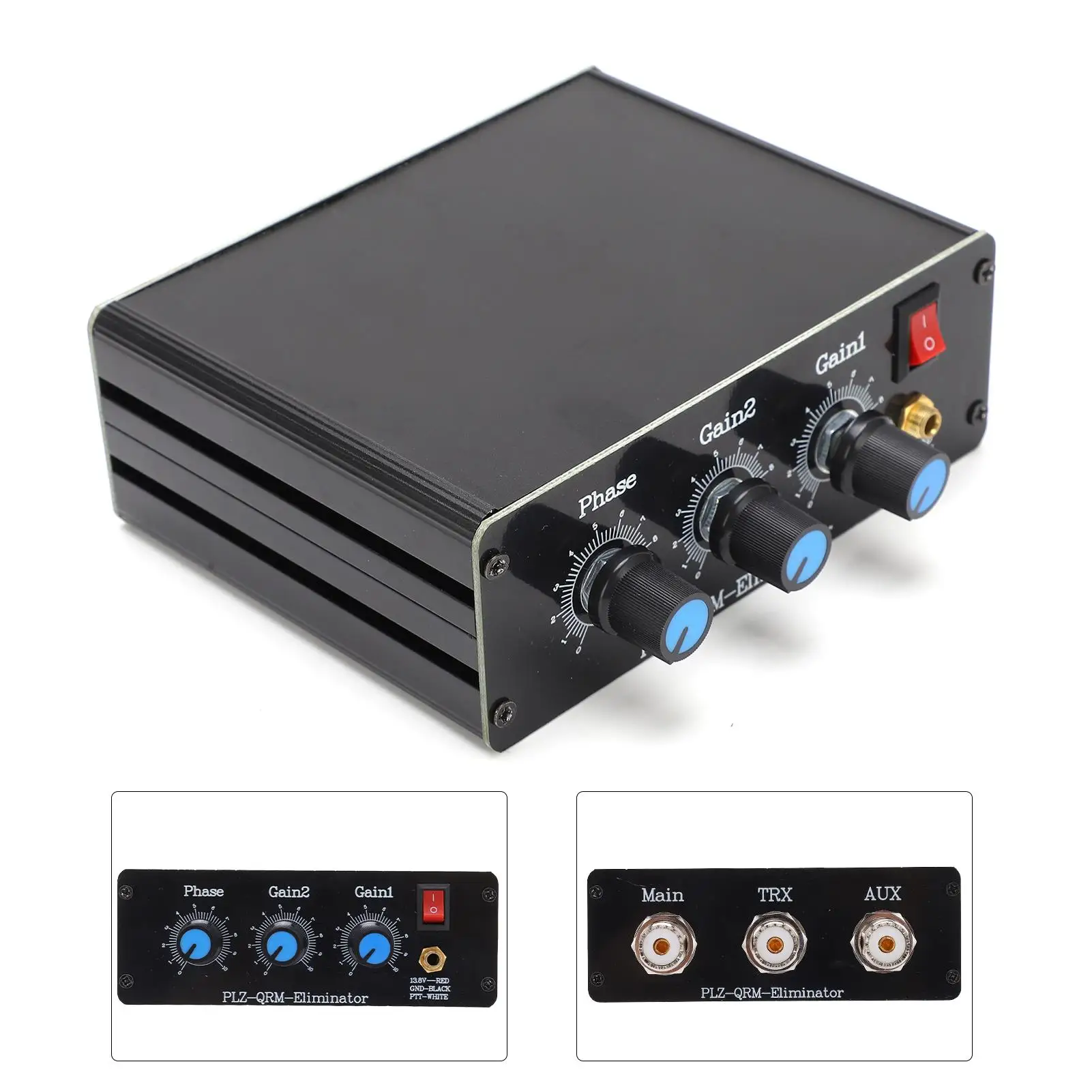 QRM Box XPhase PTT Control Canceller dla zakresu 1-30MHz do komunikacji radiowej, rozwiązań telekomunikacyjnych dla stacji radiowych