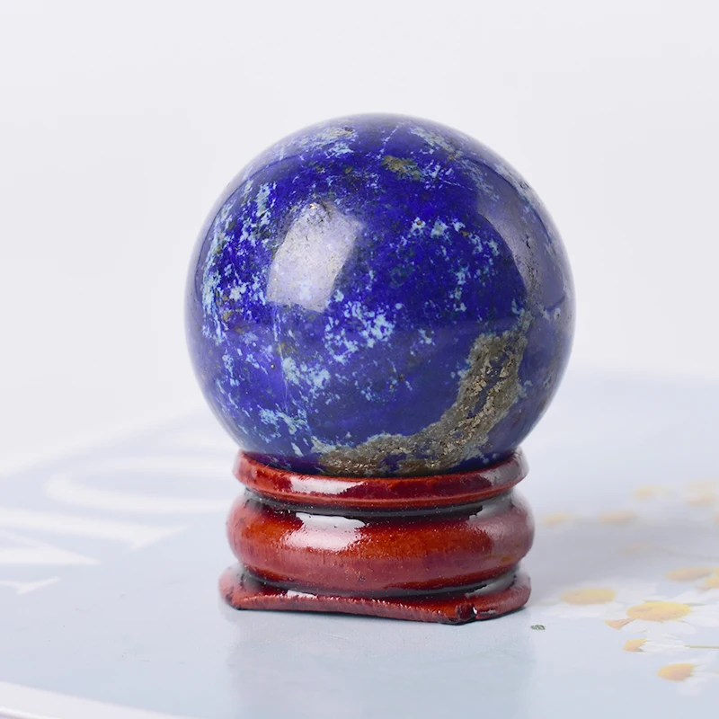 3cm Natural Lapis Lazuli Ball Reiki Healing Stone Home Decoration Energy Gemstone Ball Mineral Meditation Ornaments Gift