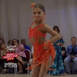 Vennystyle Latin dance set Professional national standard competition dress women dance performance dress