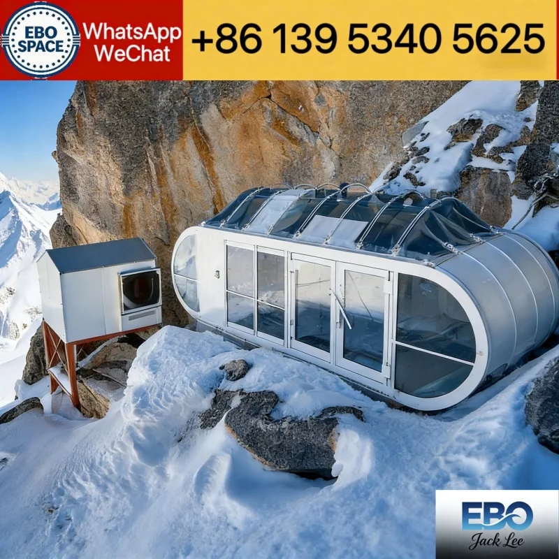Integrated Expandable Container House Prefab System Fast Build for Construction Projects
