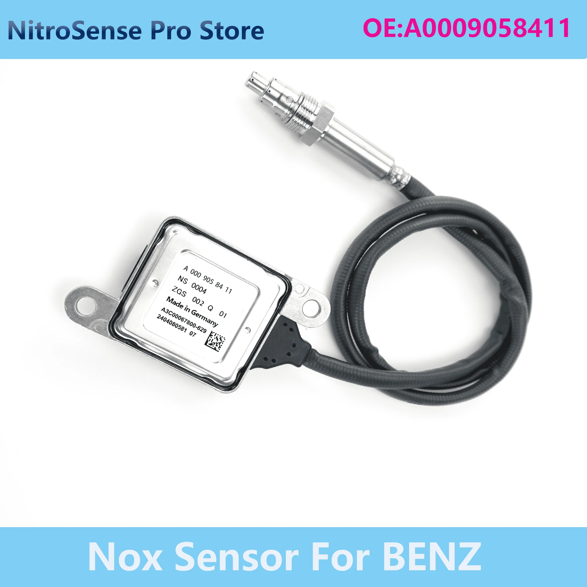 

A0009058411 0009058411 New Nitrogen Oxide Sensor For Mercedes-Benz W221 W212 X253 C253 W222 V222 R172 W166 W172 W253 W447 W205