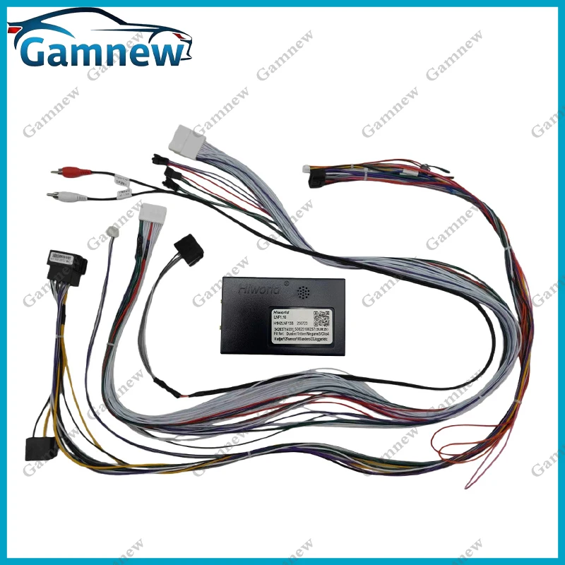 Gamnew Car 16PIN Android Wire Harness Adapter Canbus Box Decoder For Renault Laguna3 Megane3 Megane 3 2009