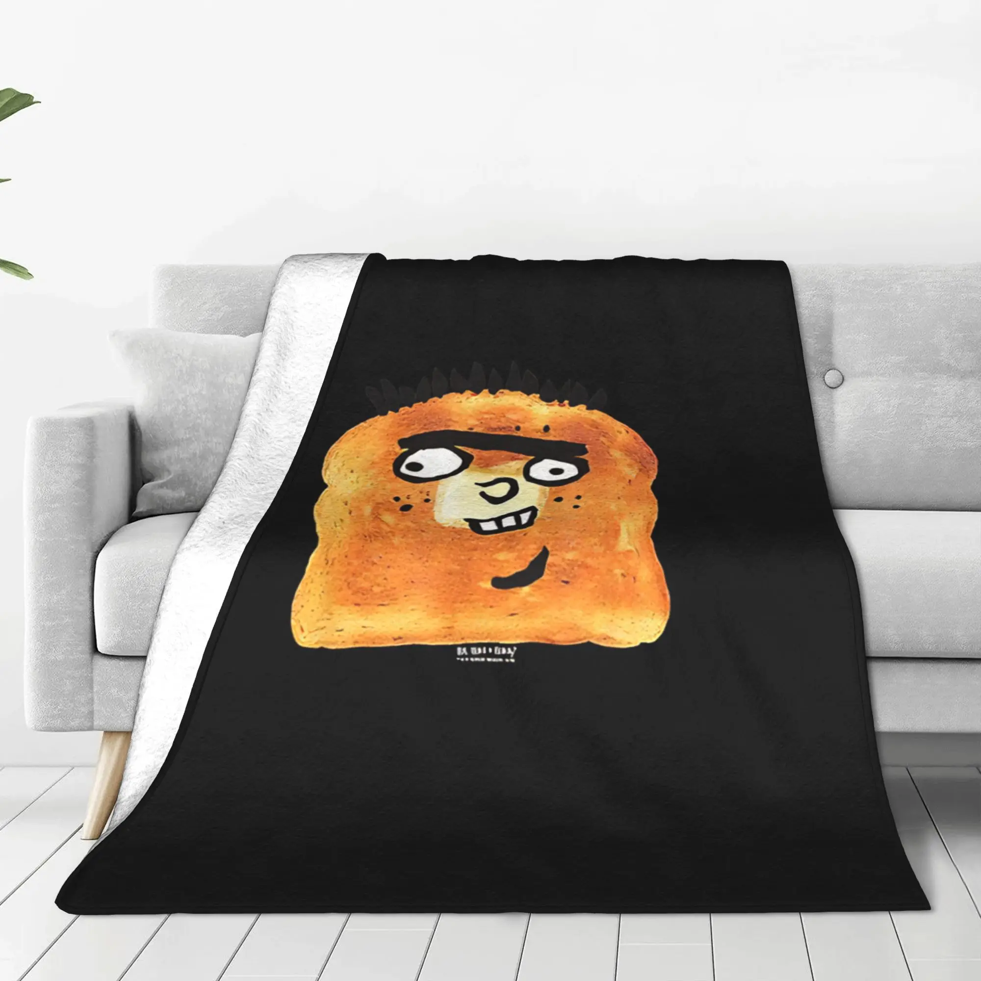 1PC Home Cute Room Decor vintage 90s cartoon  Blanket Throw Blanket Ed  Edd  Eddy Novelty Warm Blanket All Season