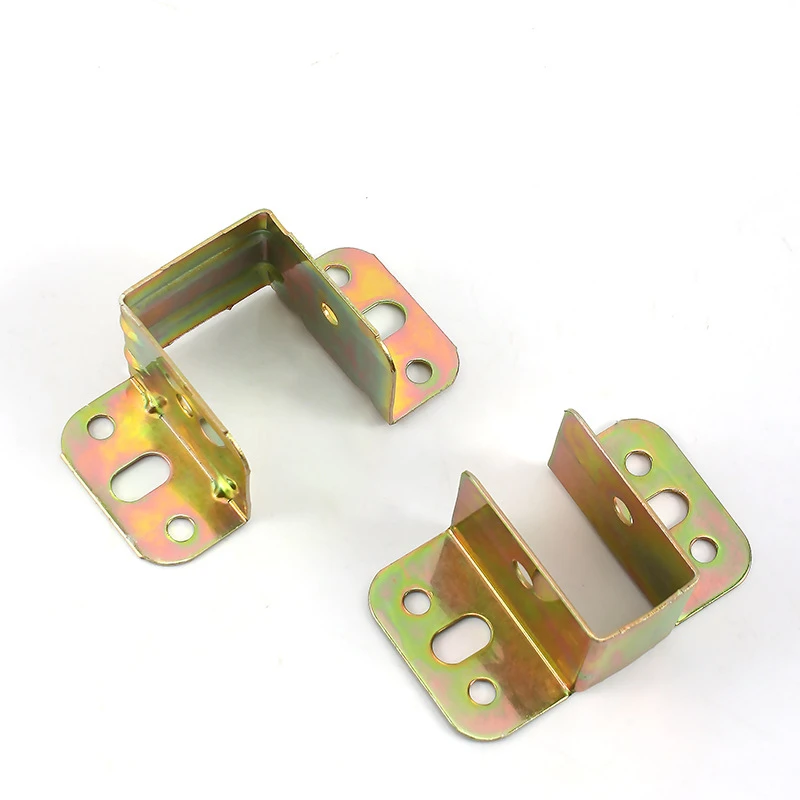 5Pcs Metal Thickened Bed Corner Bed Beam Support Bed Hinges Hook Corner Code Furniture Hardware Accessories