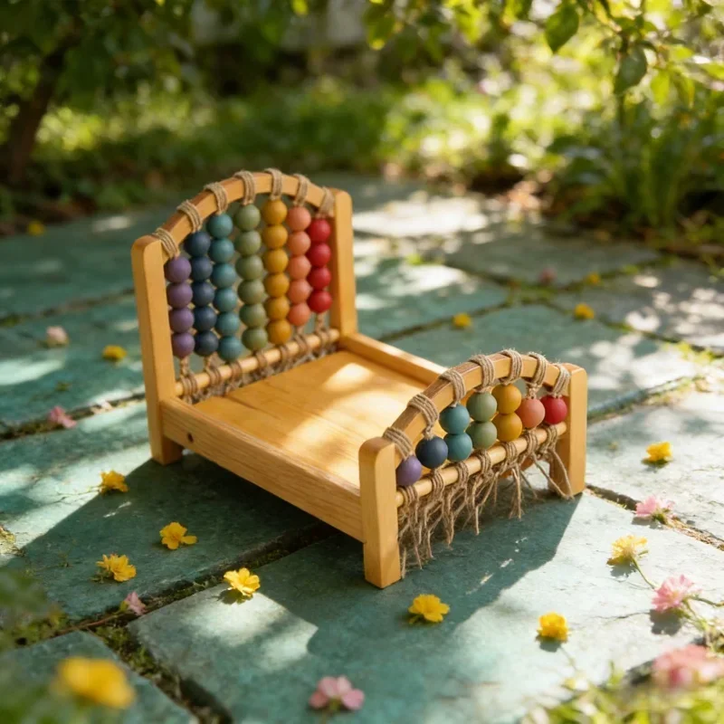 Original Newborn Hundred Days Baby Bed White Shoot Rainbow Bed Props Bed Rainbow Photography Bed Children's Photography Props