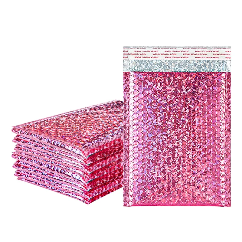 

Пакет-конверт с пузырчатой пленкой - Водонепроницаемый самоклеящийся почтовый пакет - Идеально подходит для отправки и упаковки - Пурпурный